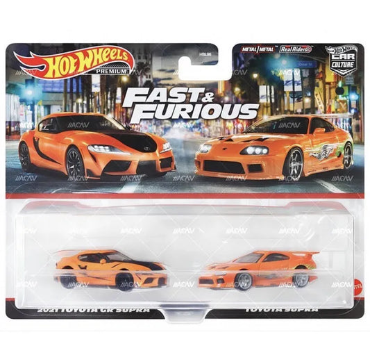 Hot Wheels Twin Pack Fast & Furious Toyota Supra