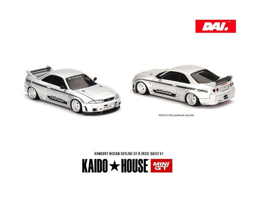 Kaido House x Mini GT Nissan Skyline R33 GTR DAI33 V1