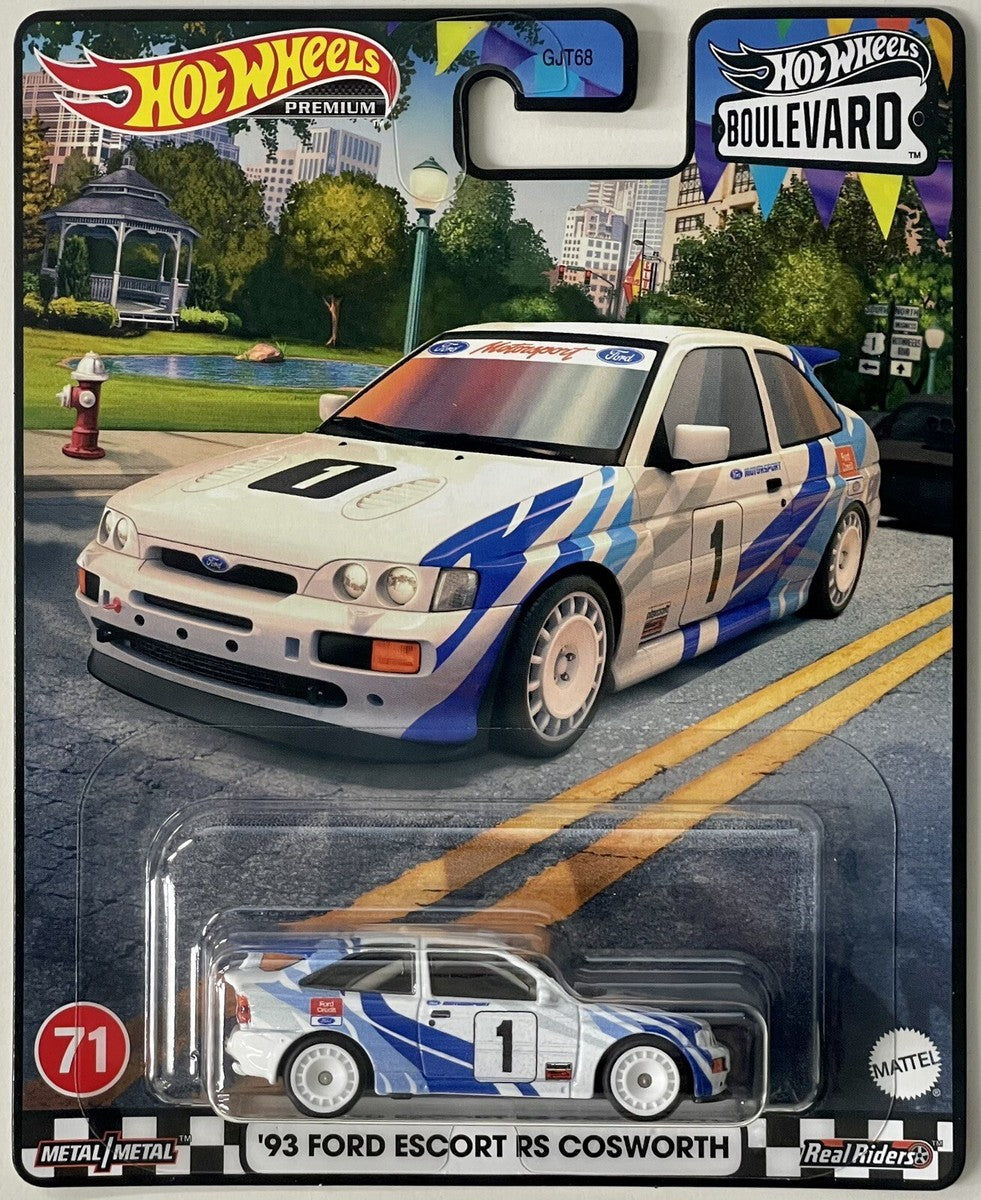 Hot Wheels Premium Boulevard #71 - '93 Ford escort RS Cosworth
