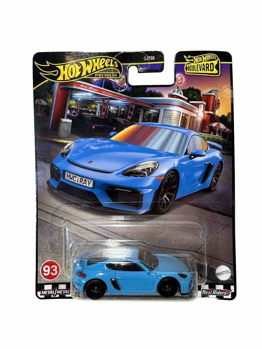 Hot Wheels Premium Boulevard Porsche 718 Cayman GT4 #93