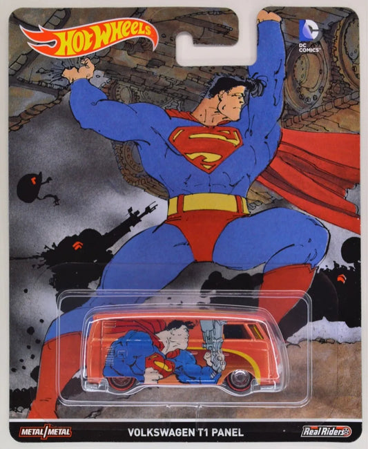 Hot Wheels Premium Pop Culture DC Comics Superman Volkswagen T1 Panel Bus