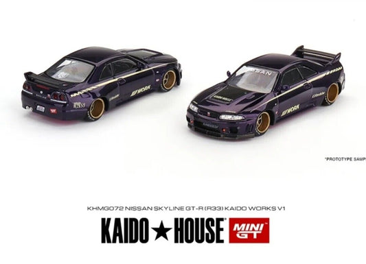 Kaido House x Mini GT Nissan Skyline R33 GTR Kaido Works V1