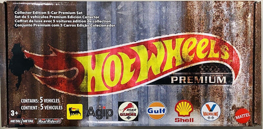 Hot Wheels 2020 Pop Culture Vintage Oil Premium Box Set