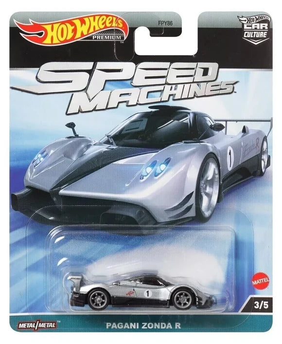 Hot Wheels Premium Car Culture Speed Machines Pagani Zonda R