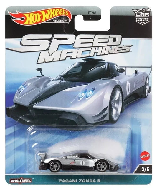 Hot Wheels Premium Car Culture Speed Machines Pagani Zonda R