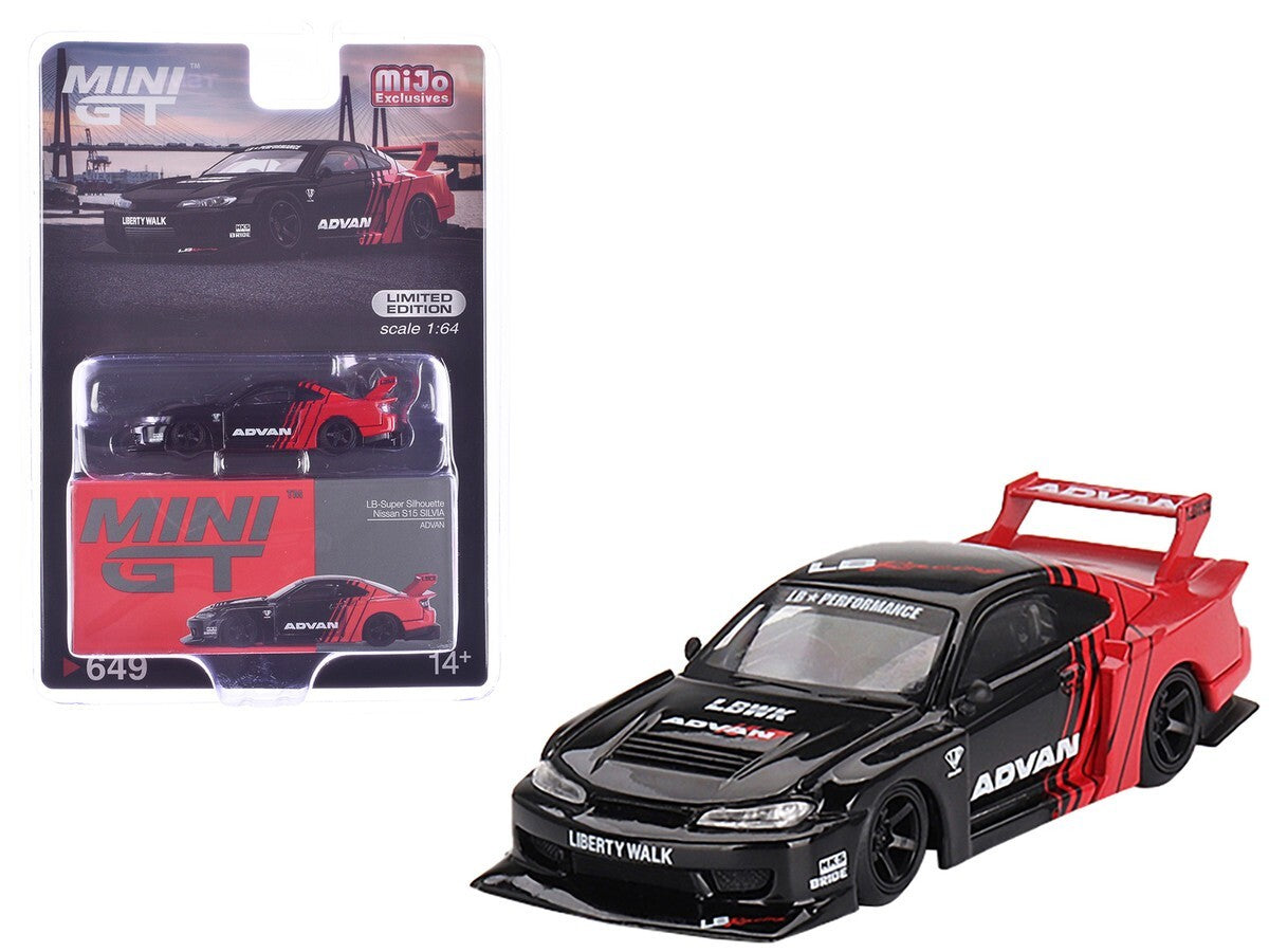 Mini GT Nissan Silvia S15 LB-Super Silhouette Advan Blister MGT00649