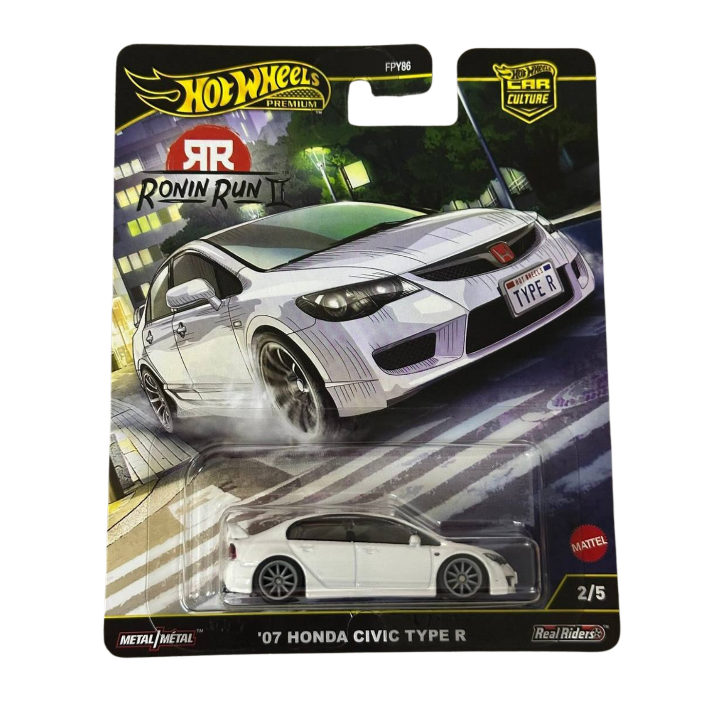 Hot Wheels Premium Car Culture Ronin Run 2 - '07 Honda Civic Type R