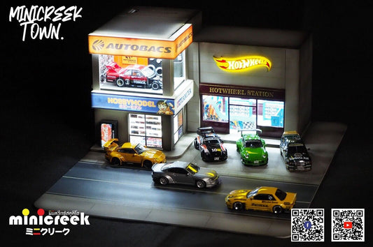 MiniCreek Diorama Hot Wheels Shop