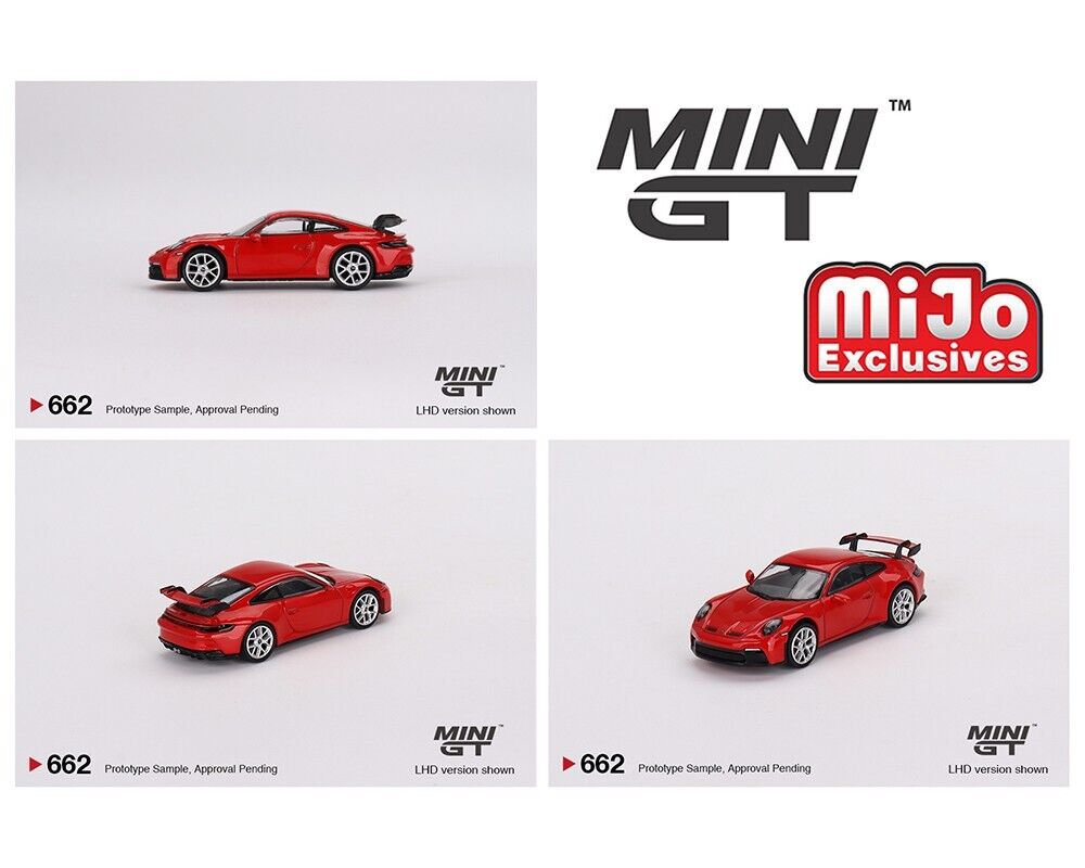 Mini GT Porsche 911 992 GT3 - Red