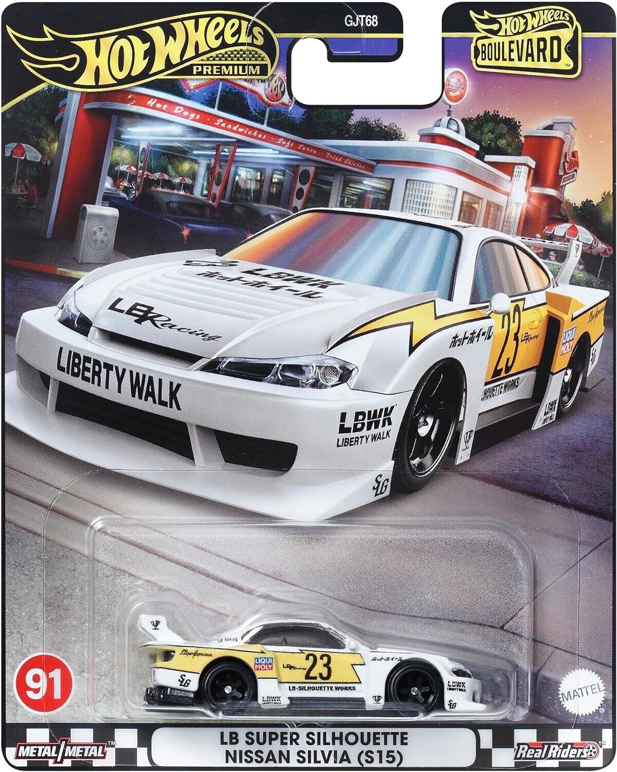 Hot Wheels Premium Boulevard Liberty Walk Nissan Silvia S15 #91