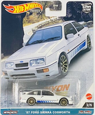 Hot Wheels Premium Car Culture Canyon Warriors '87 Ford Sierra Cosworth