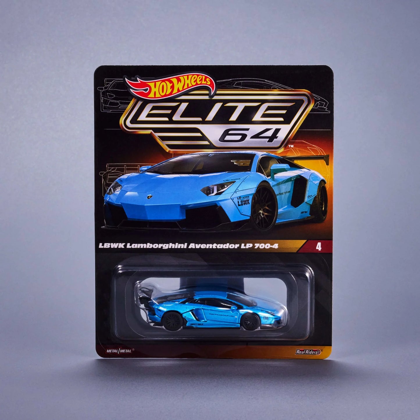 Hot Wheels Collectors Elite 64 LBWK Lamborghini Aventador LP 700-4