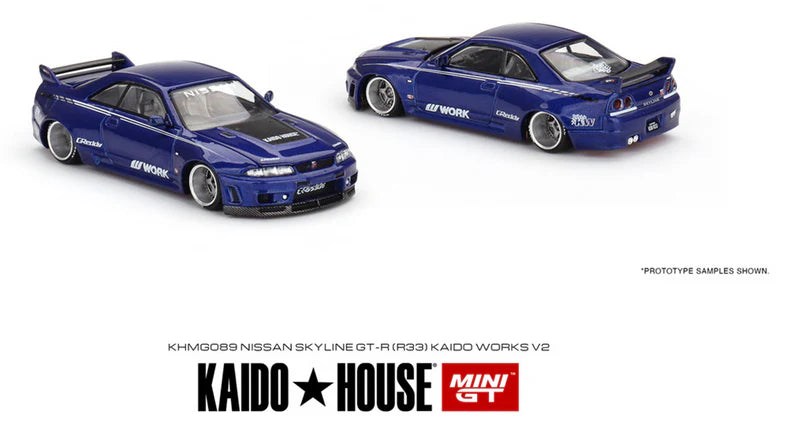 Kaido House x Mini GT Nissan Skyline R33 GTR Kaido Works V2